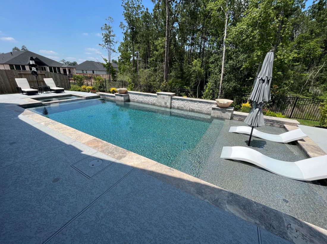 Barber Pool #001 by The Pool Man Inc