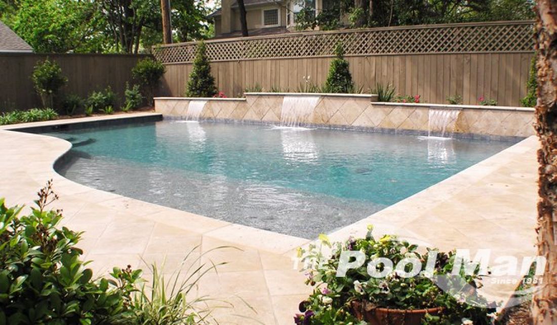 Classic Pool Design #028 by The Pool Man Inc
