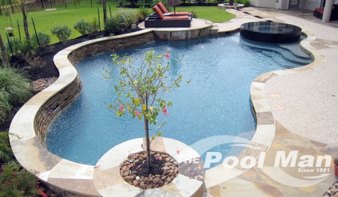 Custom Pool Design #003 by The Pool Man Inc