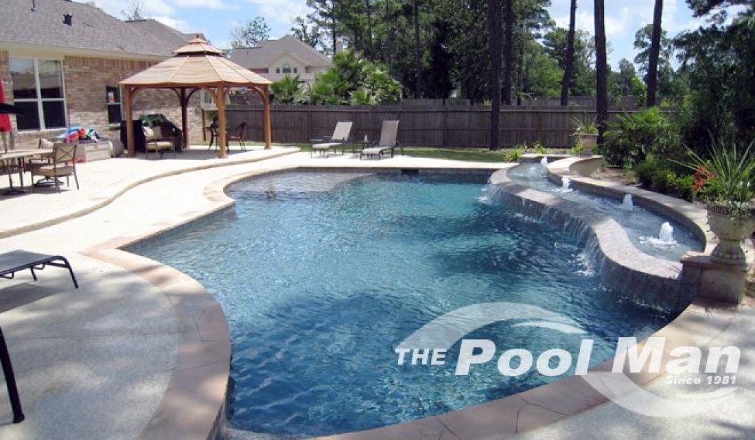 Custom Pool Design #012 by The Pool Man Inc