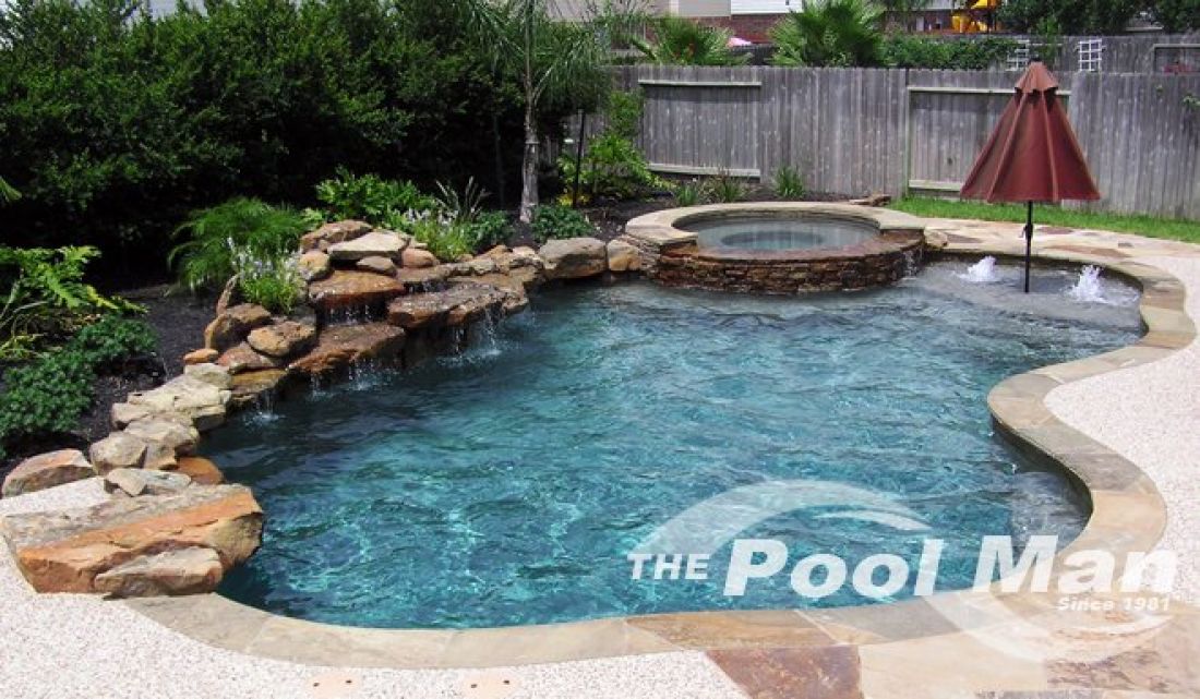 Custom Pool Design #020 by The Pool Man Inc