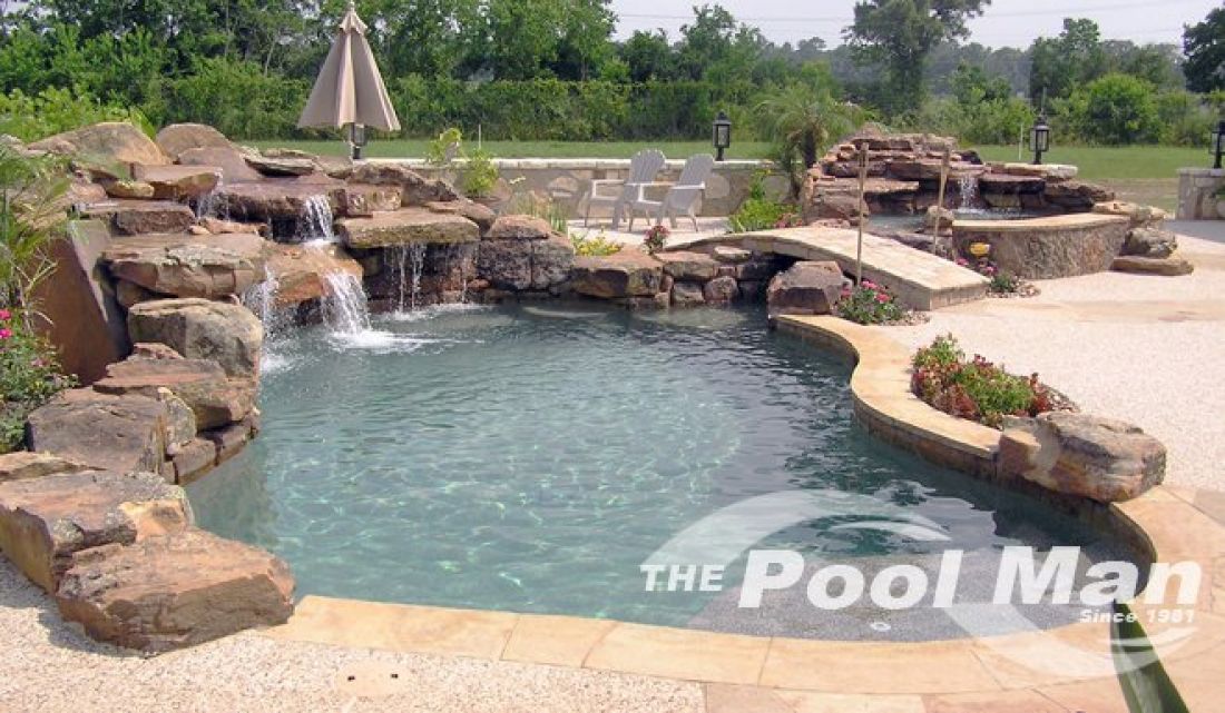 Custom Pool Design #021 by The Pool Man Inc