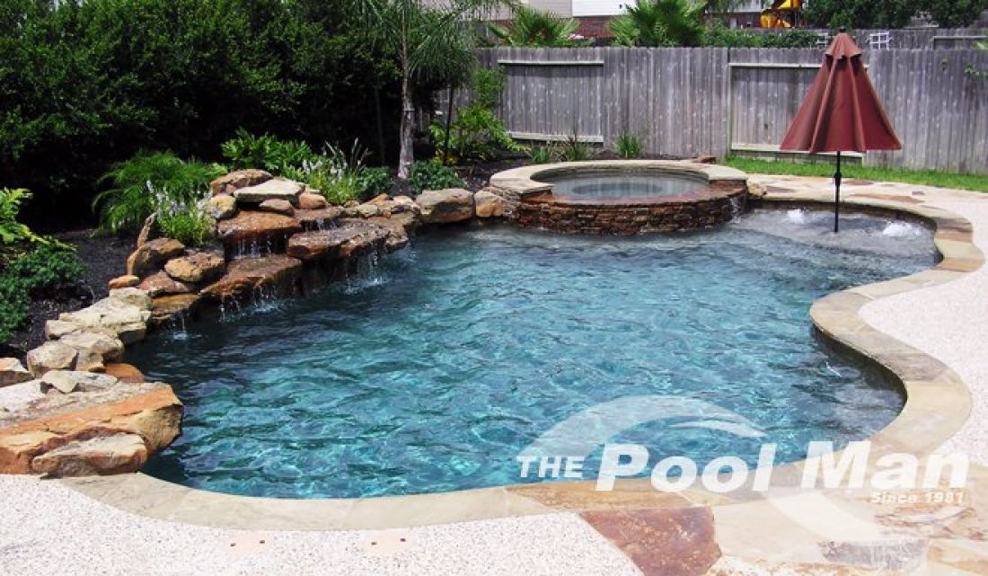 Custom Pool Design #027 by The Pool Man Inc