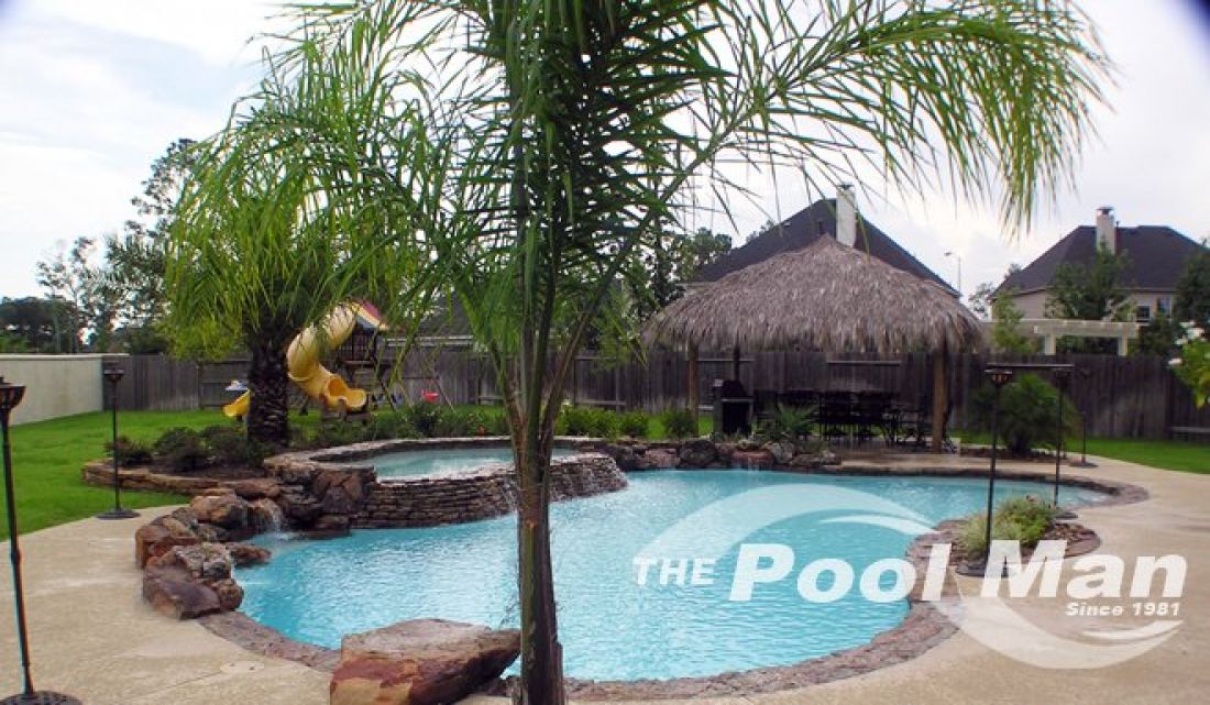 Custom Pool Design #028 by The Pool Man Inc